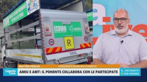 Amt e Amiu, Frulio a Telenord: "Municipio Ponente a stretto contatto con le aziende nell'interesse dei cittadini"