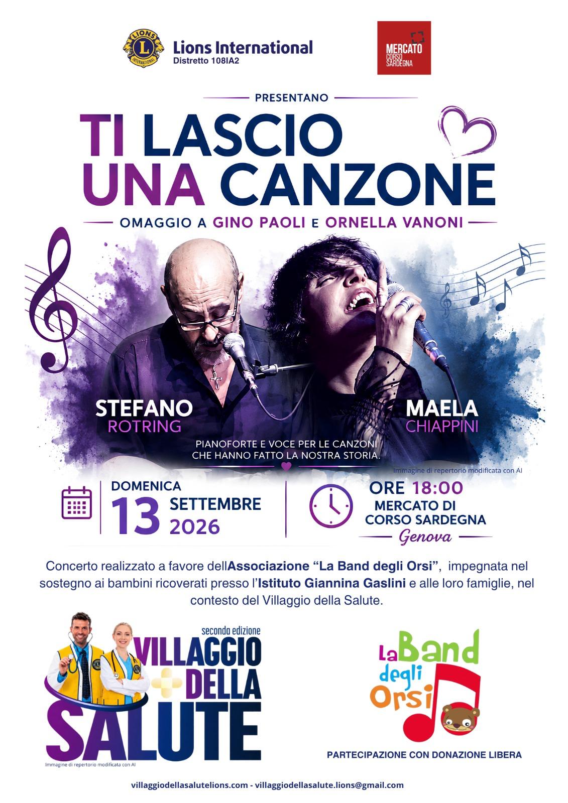  Torna a Genova il Villaggio della Salute Lions: screening gratuiti, prevenzione e musica