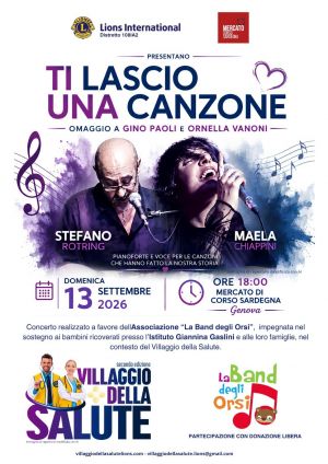   Torna a Genova il Villaggio della Salute Lions: screening gratuiti, prevenzione e musica