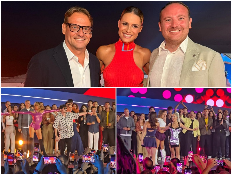 Ventimiglia canta con il SuperKaraoke: Michelle Hunziker entusiasma i 5mila del pubblico, sul palco Fabio Rovazzi, Baby K, Ermal Meta e Anna Tatangelo