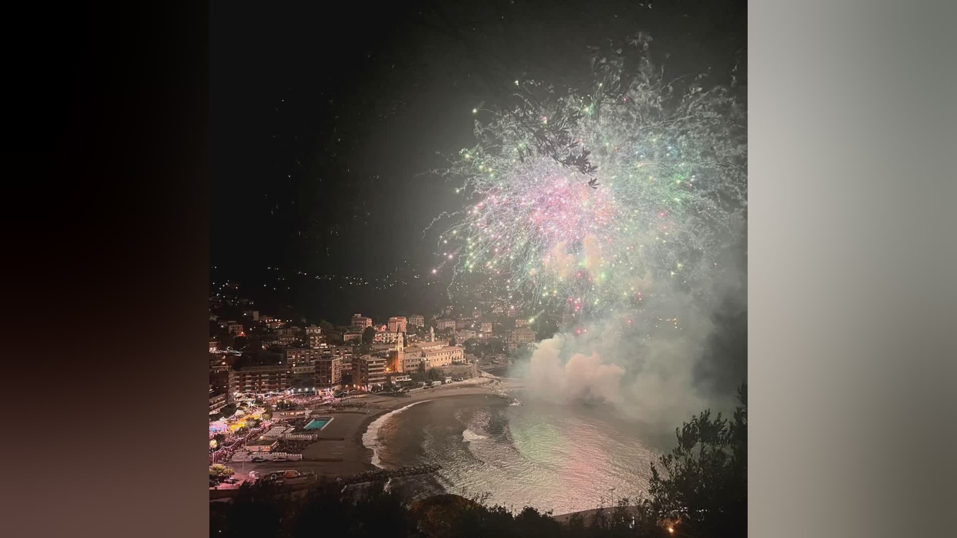 Recco si prepara alle due notti dei fuochi: il programma di lunedì 7 settembre