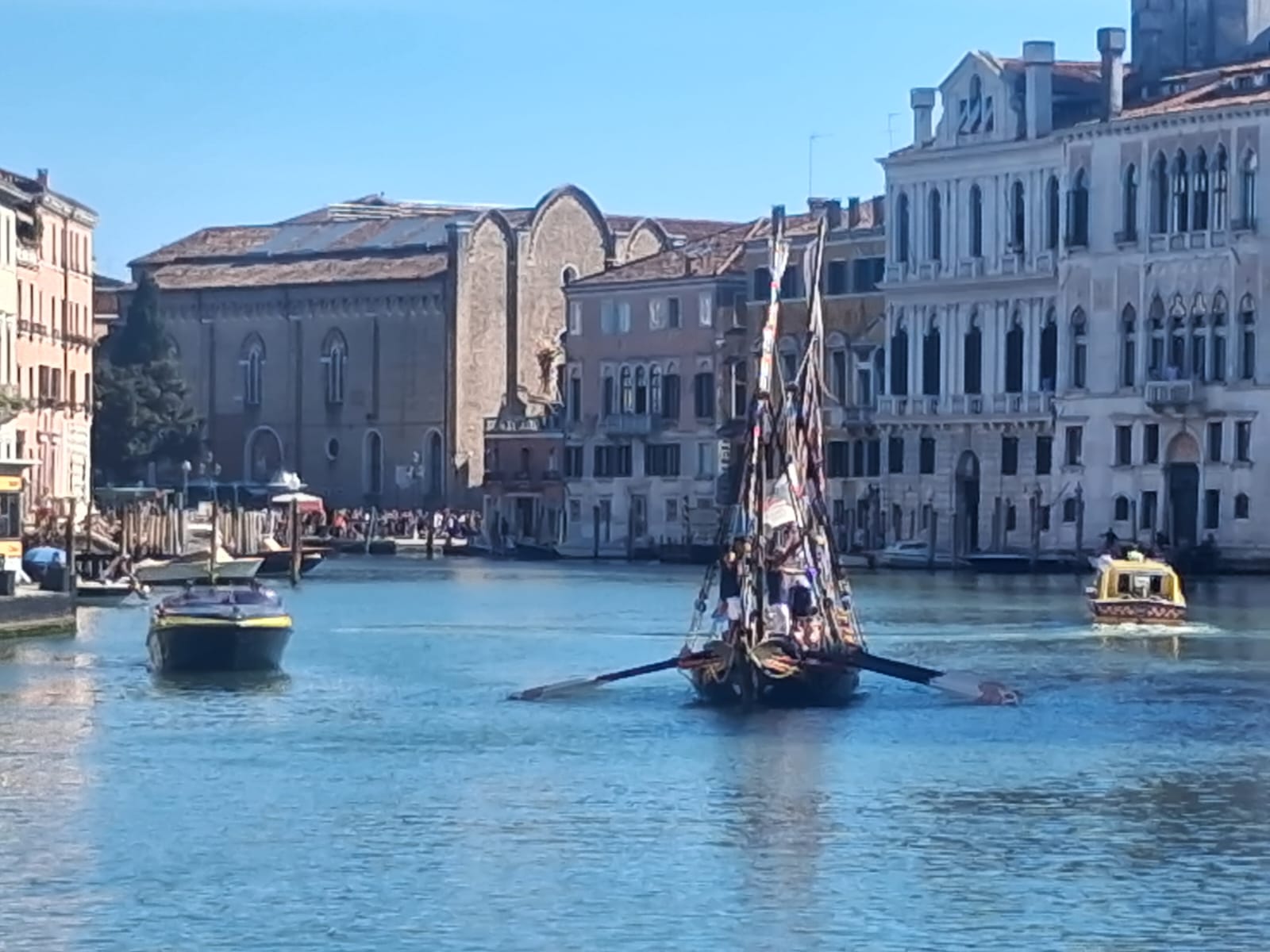 Torna sul Canal Grande il 'Dragun' di Camogli e rinnova la pace tra Repubbliche Venezia e Genova
