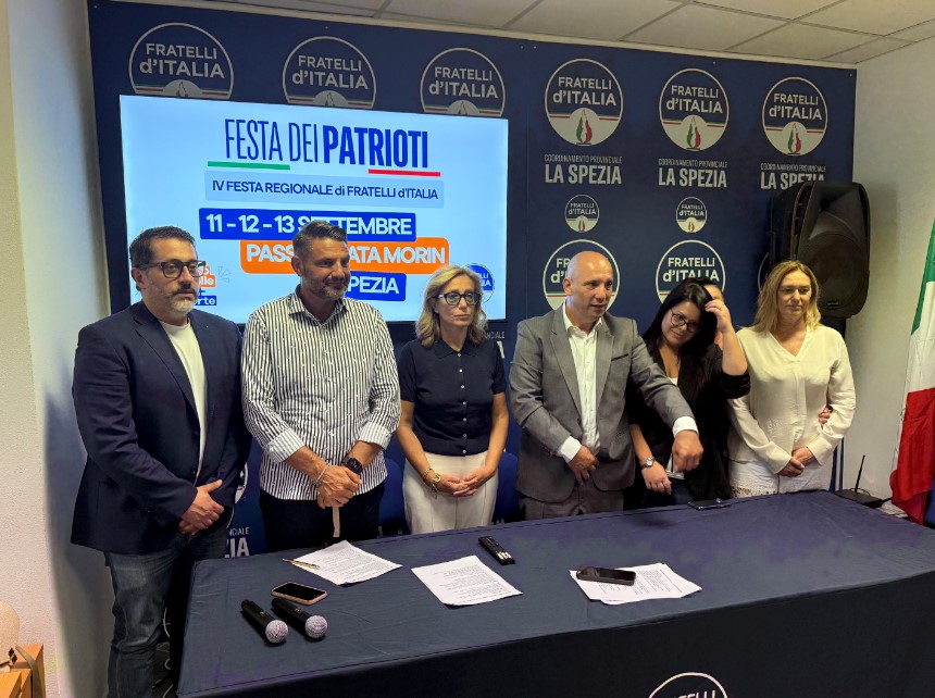 La Spezia, la Festa dei Patrioti di FdI torna alla Passeggiata Morin: tre giorni di politica e confronto