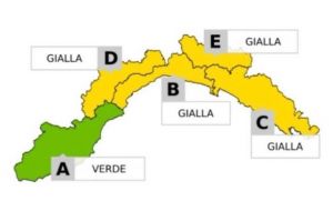 Liguria, allerta gialla mercoledì 9 settembre: attesi temporali forti, possibili grandinate e raffiche di vento