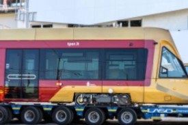 Bologna: il primo tram è arrivato al deposito di Borgo Panigale 