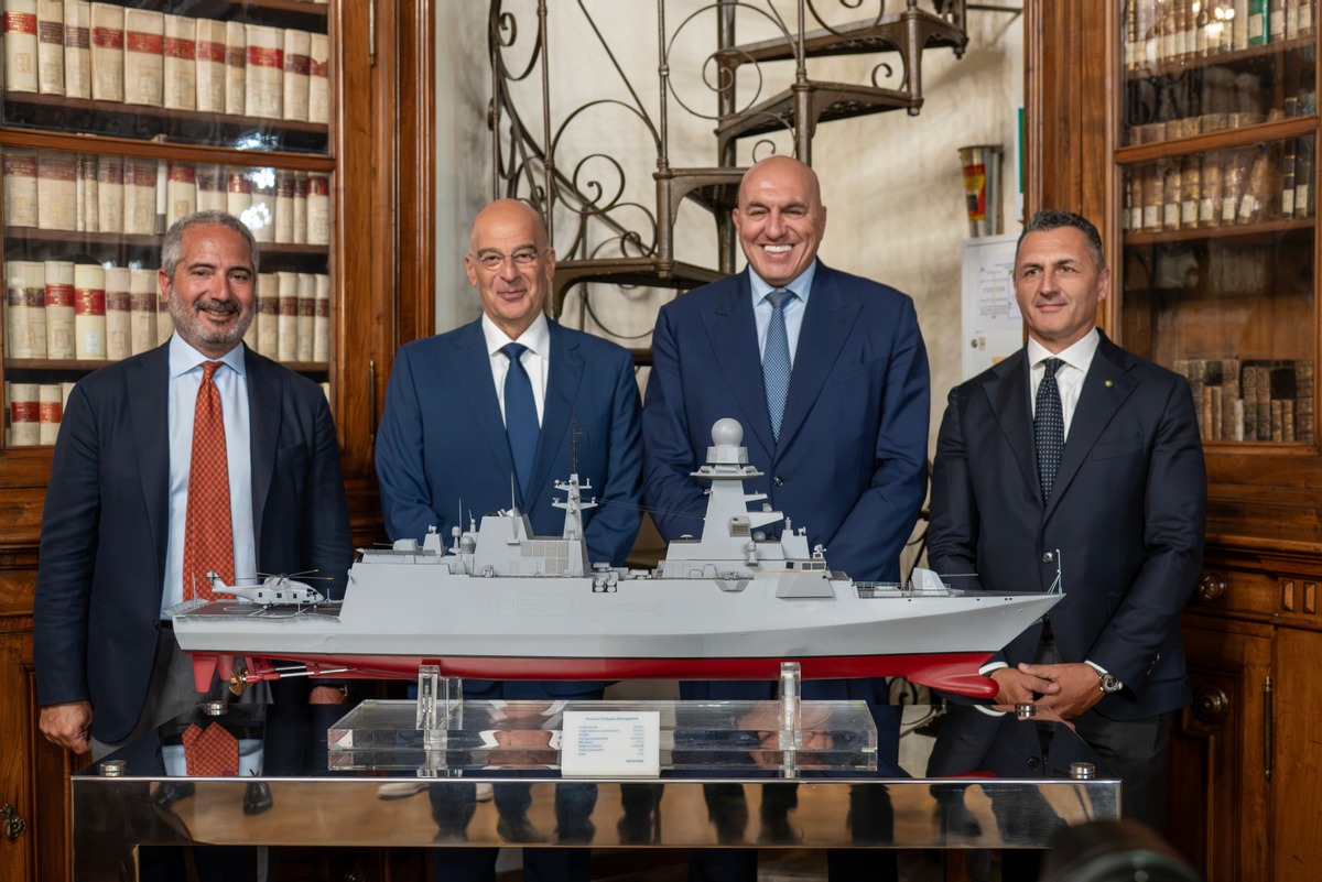 Fincantieri: accordo con la Grecia per due Fremm alla Marina militare ellenica