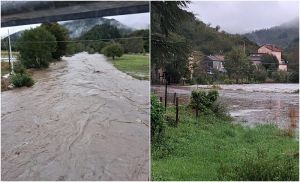 Allerta meteo arancione, 250 mm di pioggia su Rezzoaglio: il rio Aveto supera il livello di guardia