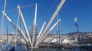 Genova, al Porto antico una nuova stazione solare per ricaricare e-bike e monopattini