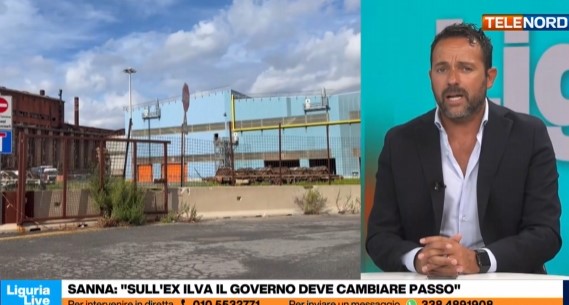 Sanna a Telenord: "Dannoso lo stallo del governo sul futuro dell'ex Ilva"