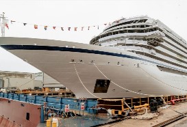 Fincantieri: varata ad Ancona “Viking Astrea”. Potrà ospitare fino a 998 passeggeri
