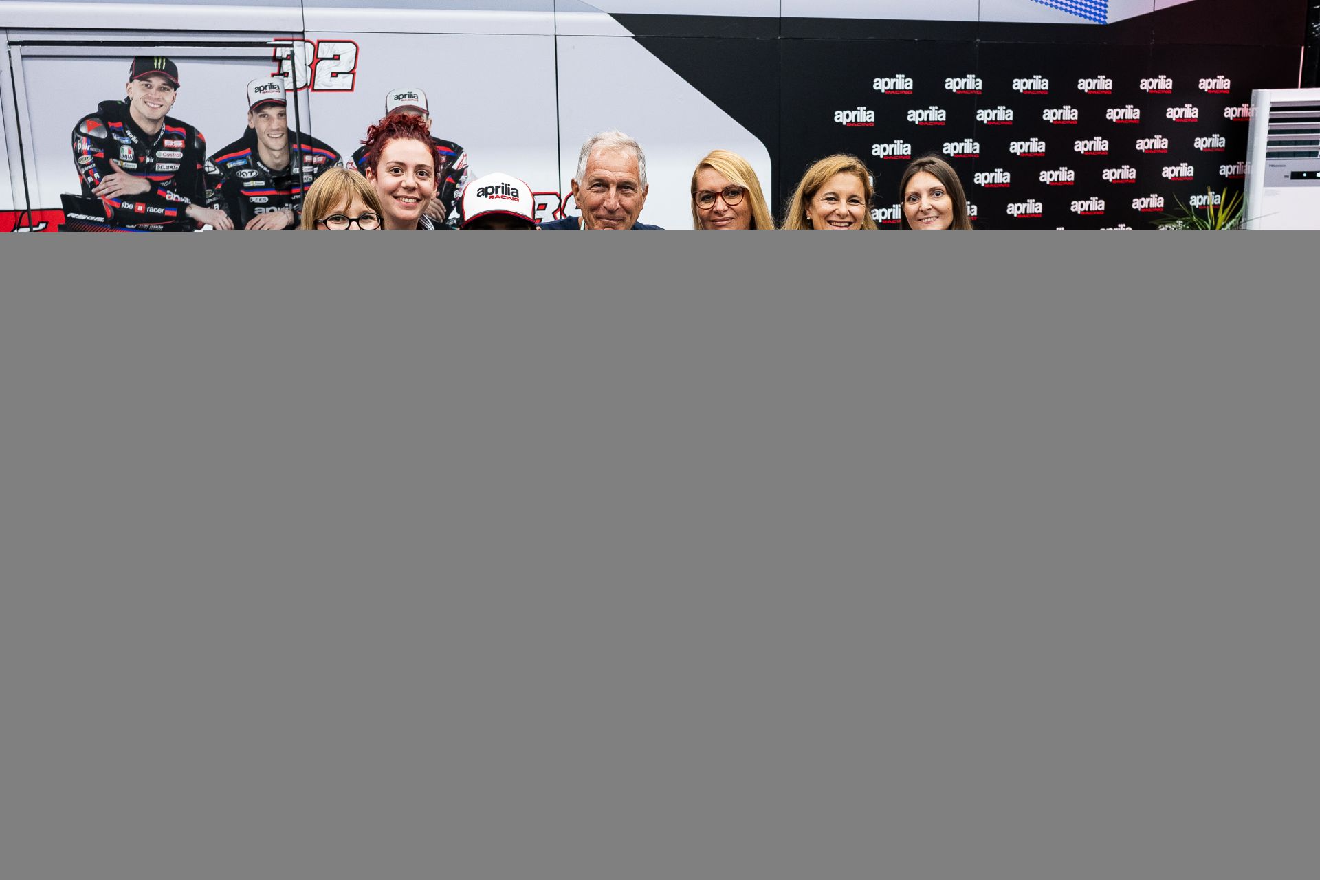 Gaslini, pazienti ospiti di Aprilia Racing al MotoGP di Misano Adriatico