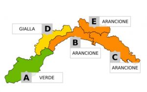 Liguria, maltempo: allerta arancione da mezzanotte su centro e levante