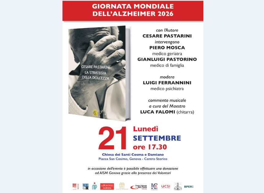 Genova, 'La strategia della dolcezza': un incontro dedicato a cura, fragilità e memoria