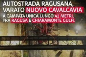 Webuild: varato nuovo cavalcavia tra Ragusa e Chiaramonte Gulfi lungo l’autostrada Ragusana