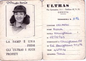 Addio a Maria Orlando, storica tifosa della Sampdoria. La sua famiglia contribuì alla nascita degli Ultras