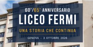 Genova, Liceo Fermi, 65 anni di storia: il 3 ottobre il grande ritrovo di studenti ed ex docenti