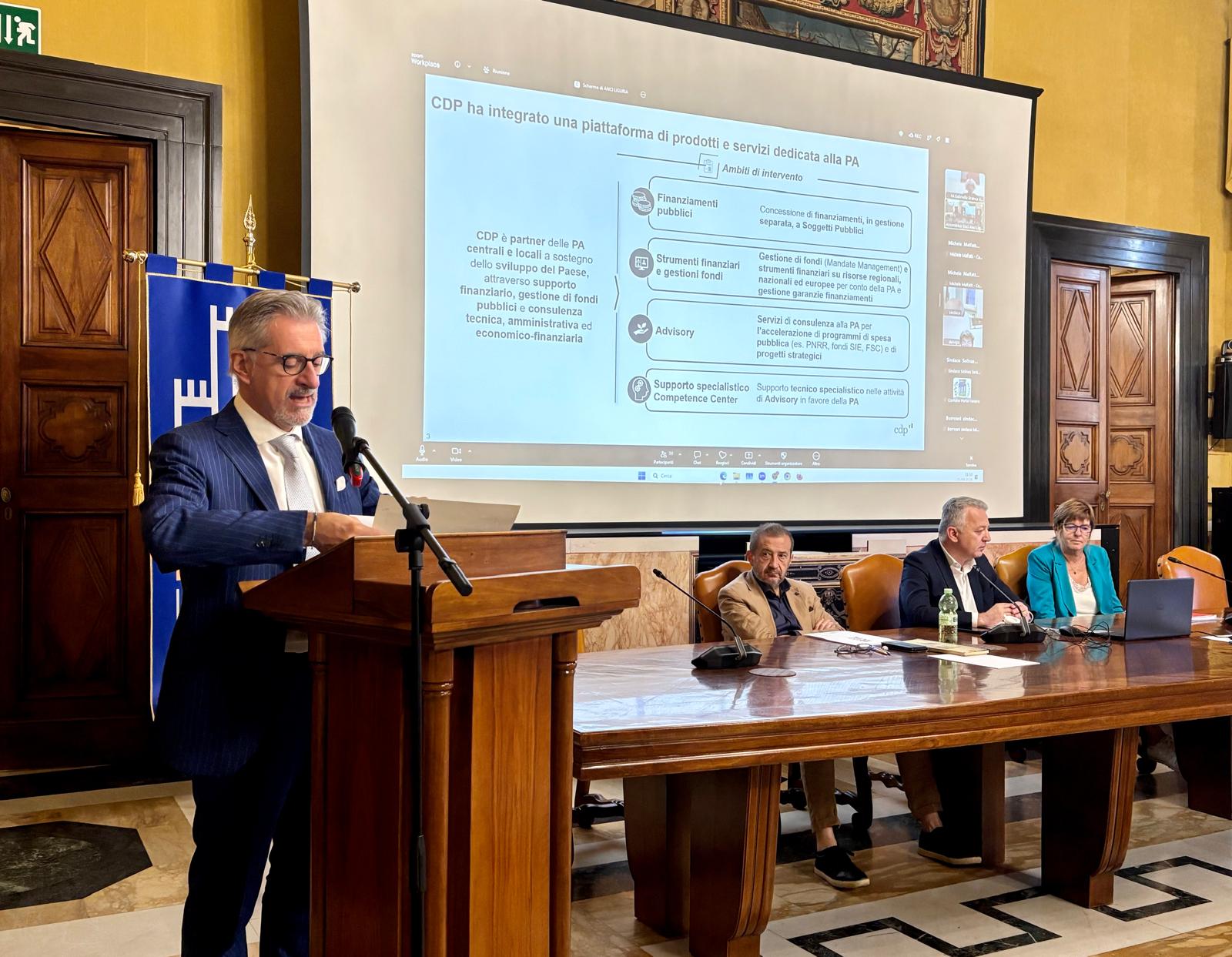 Genova, Anci Liguria e CDP insieme per lo sviluppo del territorio con il nuovo modello di offerta integrata per la PA