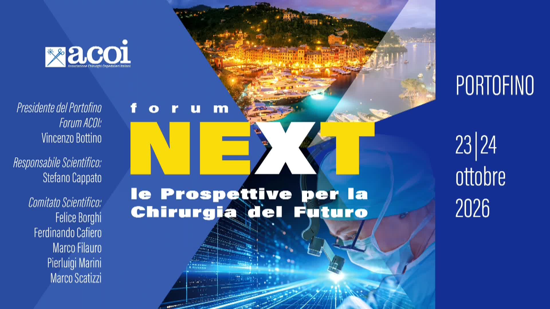 forum next portofino 23/24 ottobre acoi