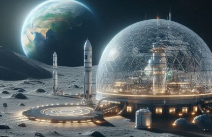 Blue Origin, una torre solare per fornire energia alla futura base sulla Luna