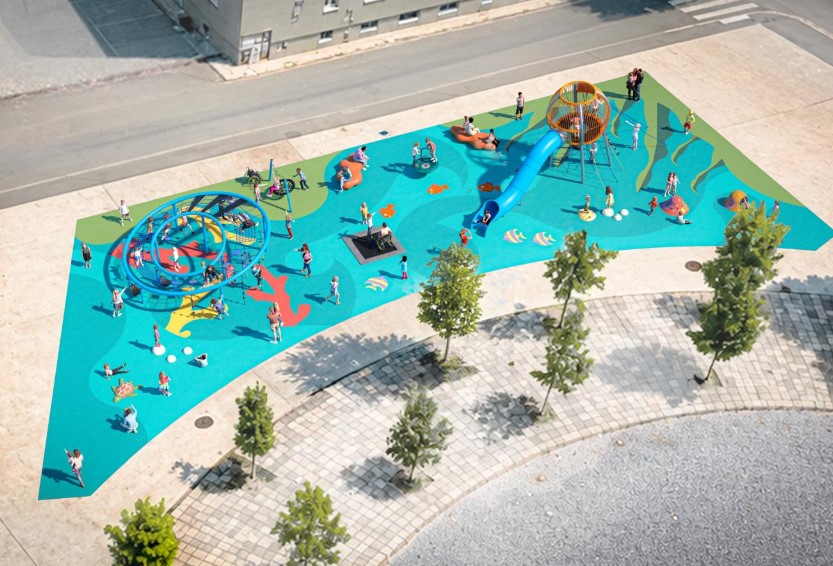 Genova, nasce il Parco del Mare sotto il Ponte San Giorgio: un nuovo spazio per famiglie e bambini