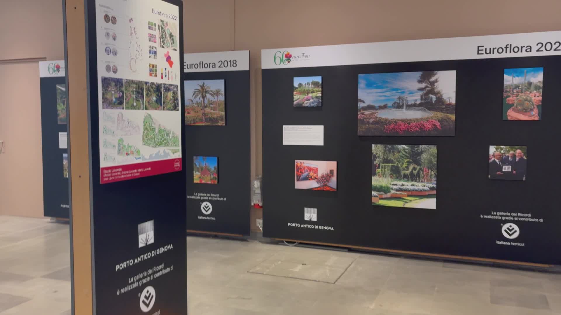 Euroflora 60: successo per la Galleria dei Ricordi al Porto Antico, lunedì 12 il convegno “Radici nel futuro”