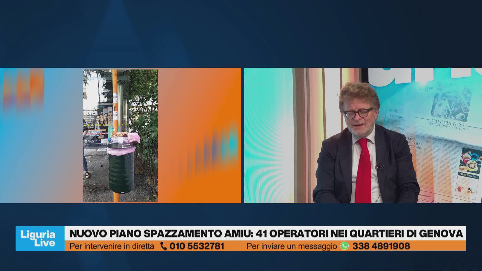 Nuovo piano spazzamento Amiu, Spera: "Oltre 60 chilometri di strada puliti al giorni"