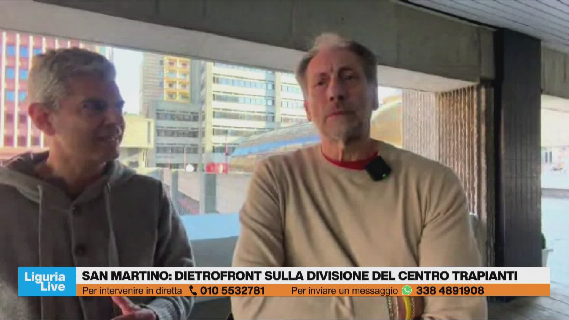 Pastorino (Lista Orlando): "Il centro trapianti non deve subire scissioni: è tra i più efficienti d'Italia"
