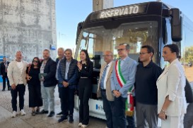 Carbonia: in servizio i nuovi autobus 100% elettrici ARST per il trasporto urbano