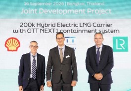 Lloyd’s Register, Shell e GTT progettano una nave metaniera (GNL) ibrido-elettrica da 200.000 m³