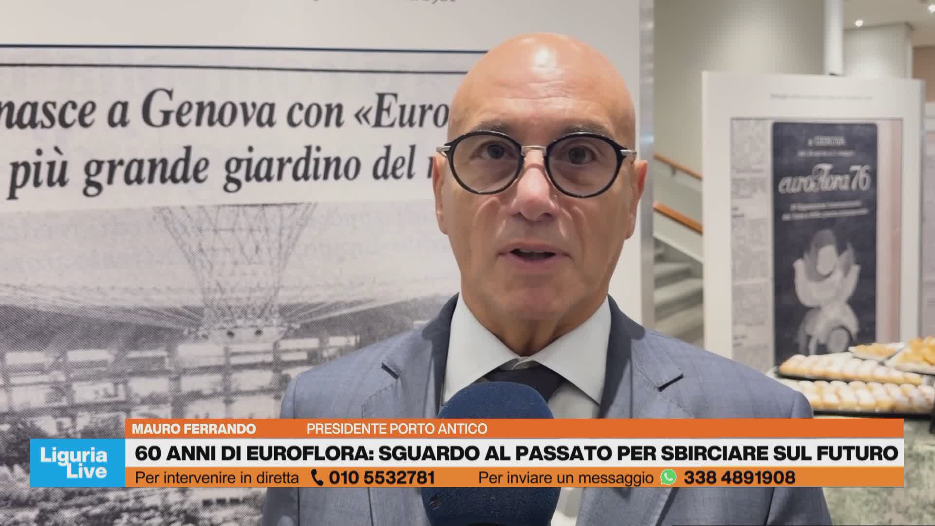 Euroflora celebra 60 anni, Ferrando "Il verde come un'infrastruttura urbana"