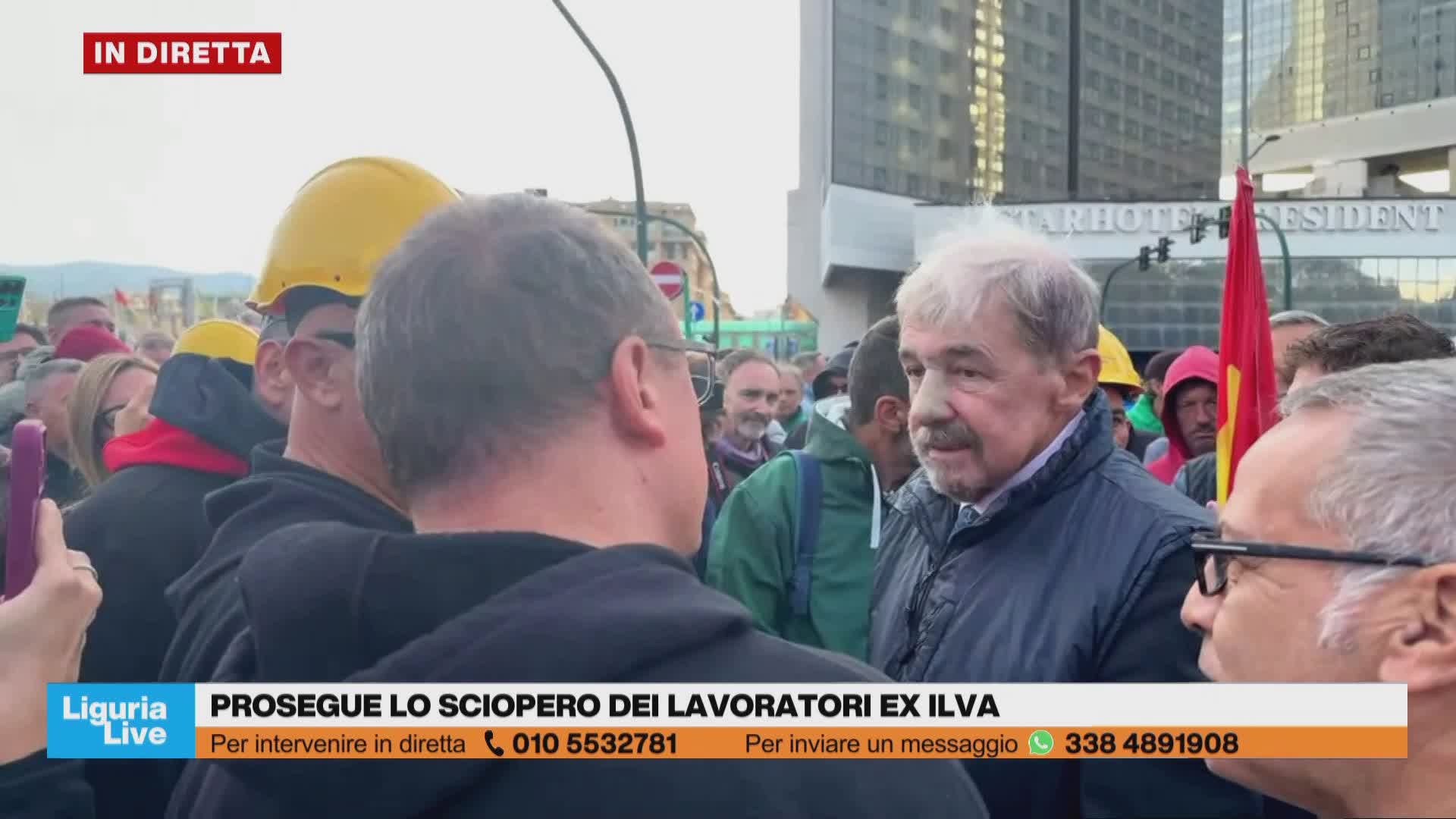 Ex Ilva in corteo per le via del centro, Palombo "continuiamo a farci sentire finché non arriva la firma su un accordo"
