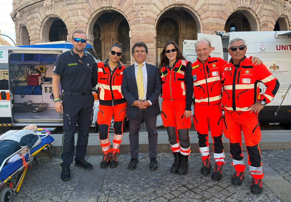 Genova, piazza De Ferrari diventa la cittadella della Protezione civile: focus sui rischi del territorio