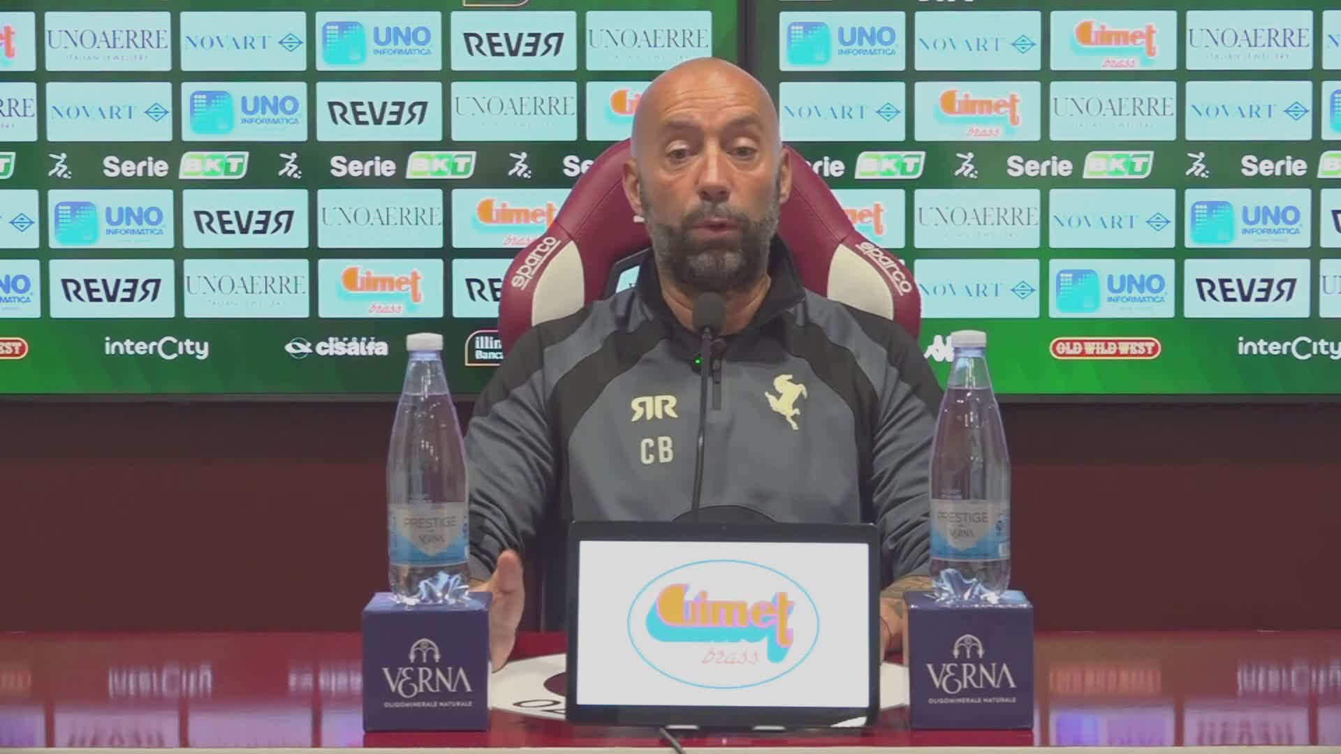 Bucchi, allenatore dell'Arezzo: "Con la Sampdoria partita complicata, dovremo sfruttare il Ferraris per divertirci"