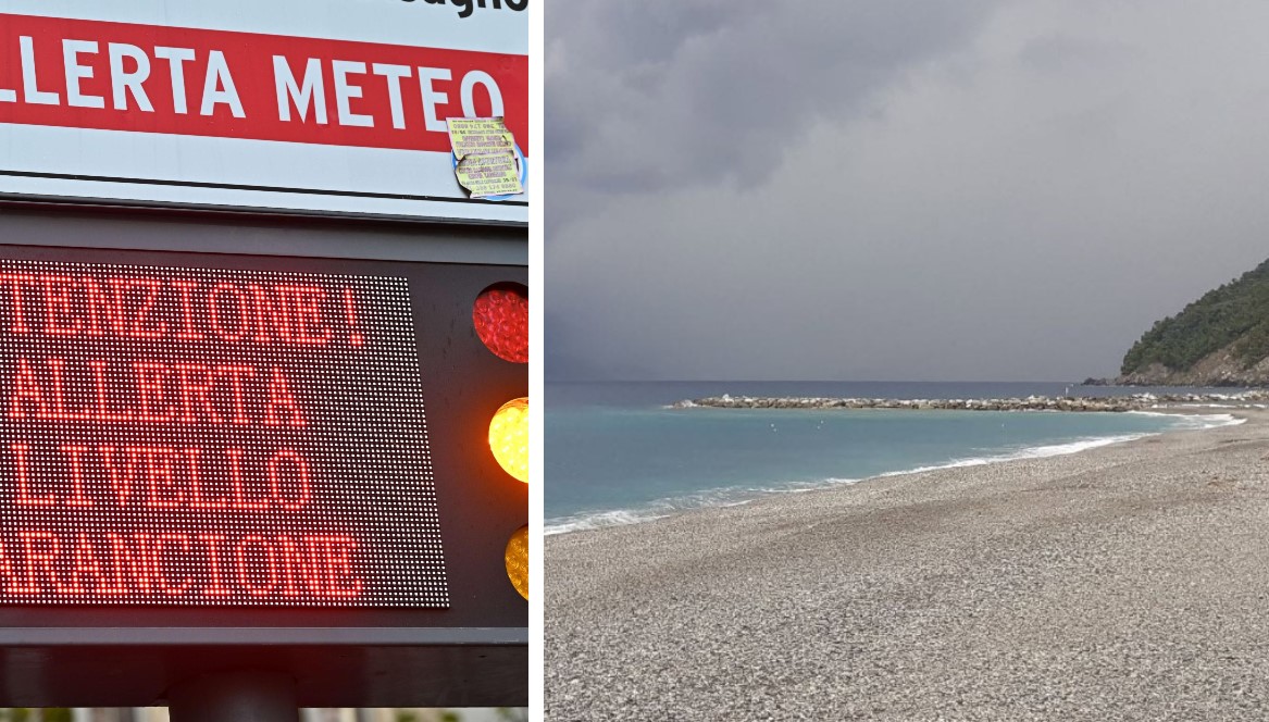 Maltempo in Liguria, allerta arancione per temporali fino a mezzanotte: atteso un peggioramento sul centro-Ponente