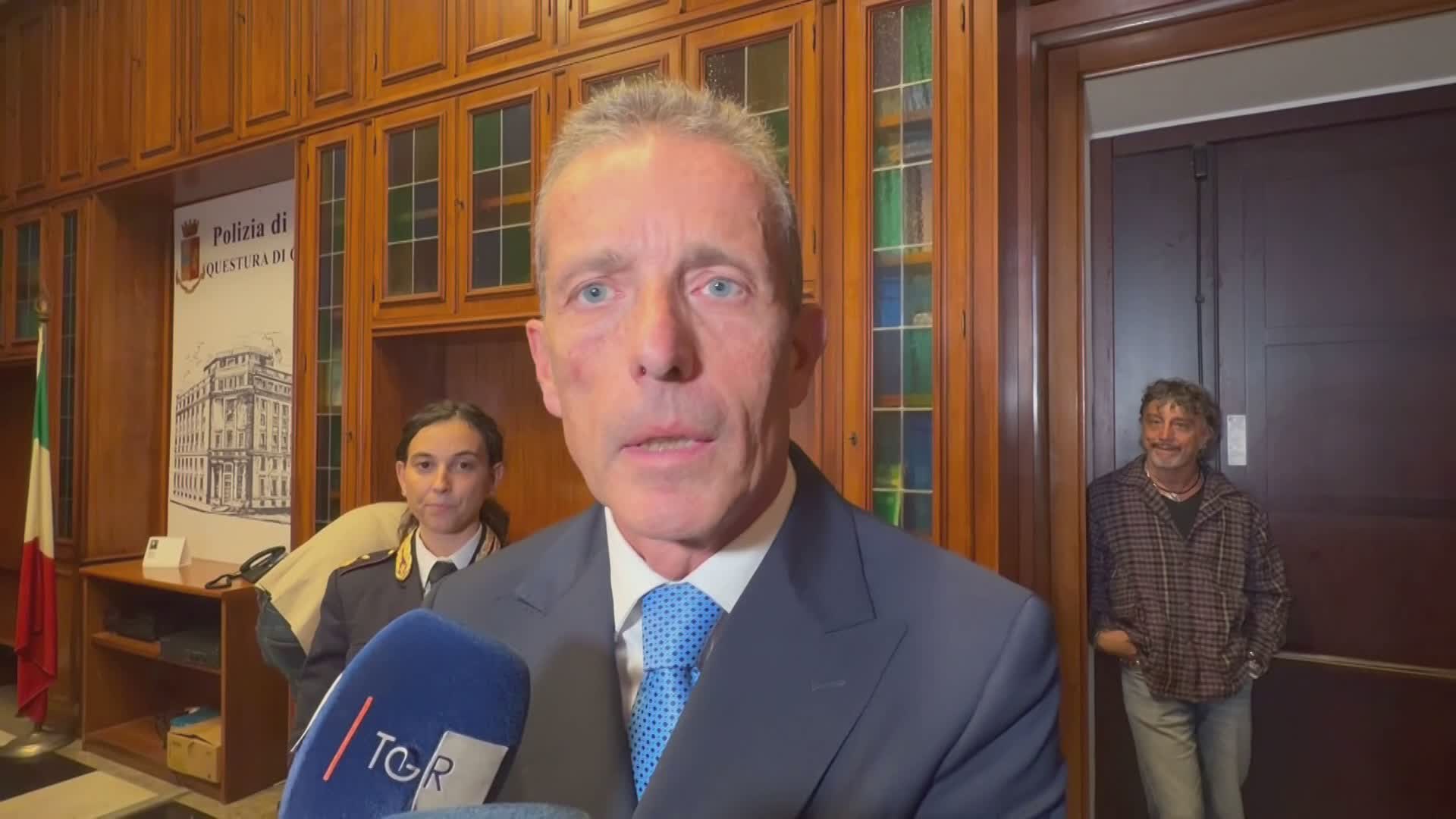 Il nuovo questore di Genova, Gargiulo: "Ordine pubblico da gestire con buon senso, le risorse ci sono. Spaccio da debellare in centro storico"