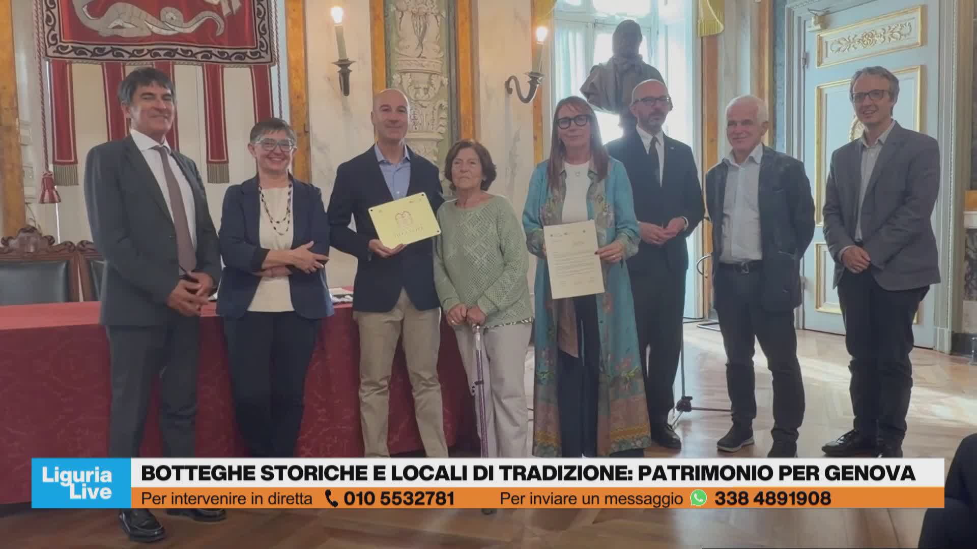 Botteghe storiche e locali di tradizione patrimonio per Genova