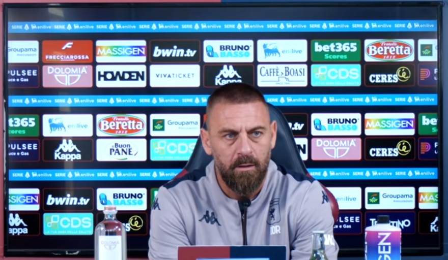 Genoa, De Rossi: "Con il Venezia partita importante, Traorè gioca". Colombo e Baldanzi recuperati da un virus
