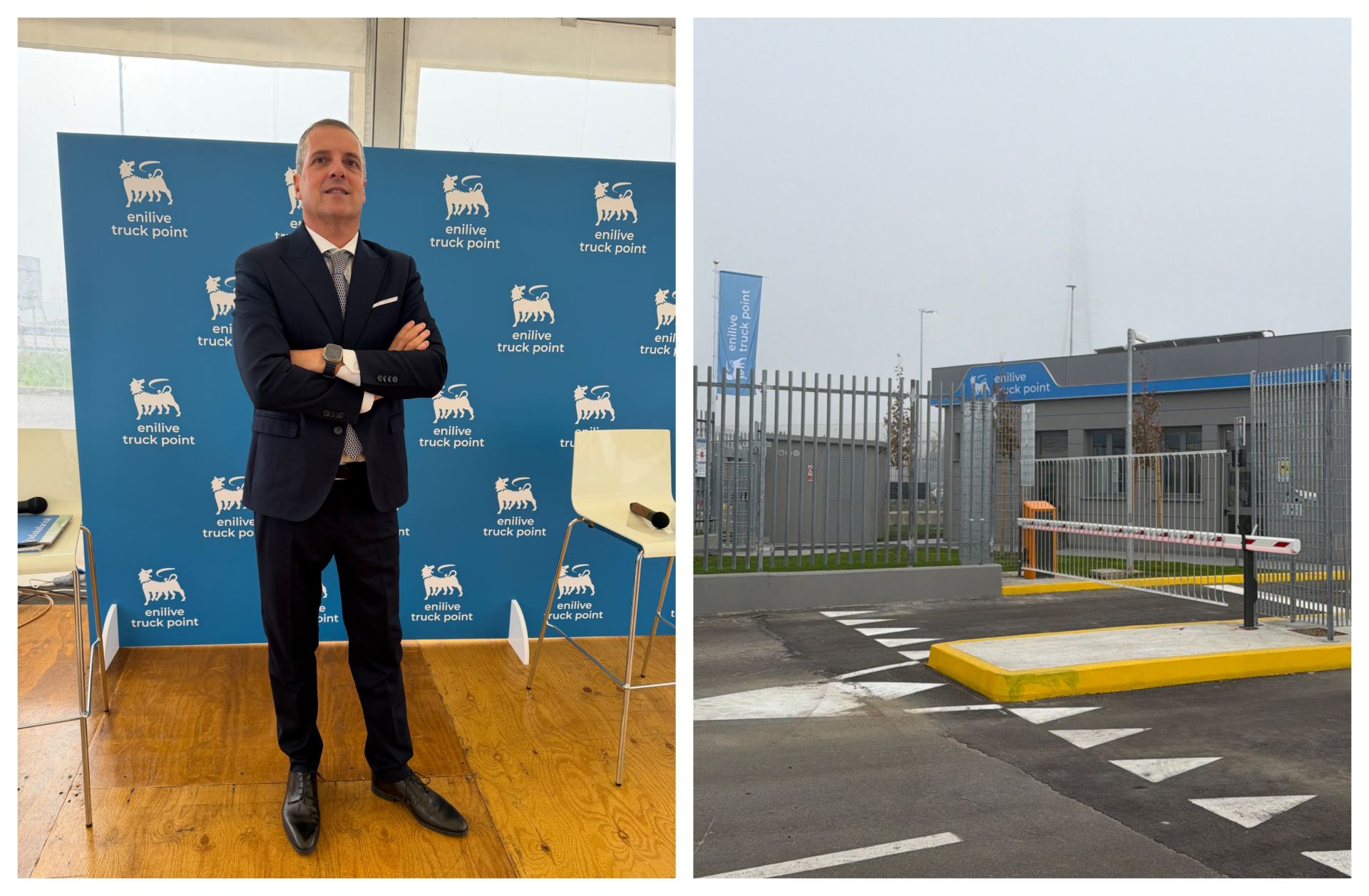 Enilive, a San Giuliano Milanese il primo Truck Point in Italia con certificazione Gold
