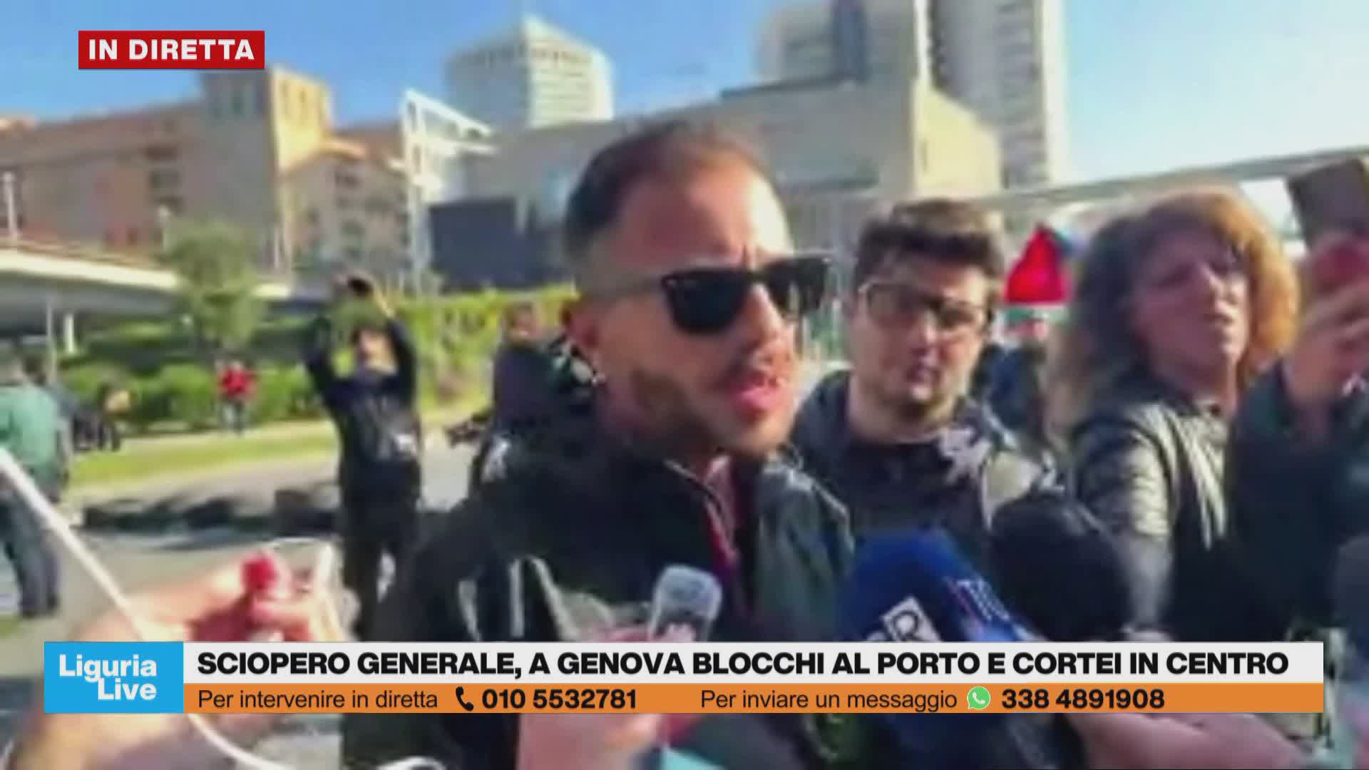 Sciopero a Genova, Nivoi (Calp): "Oggi bloccheremo tutto"