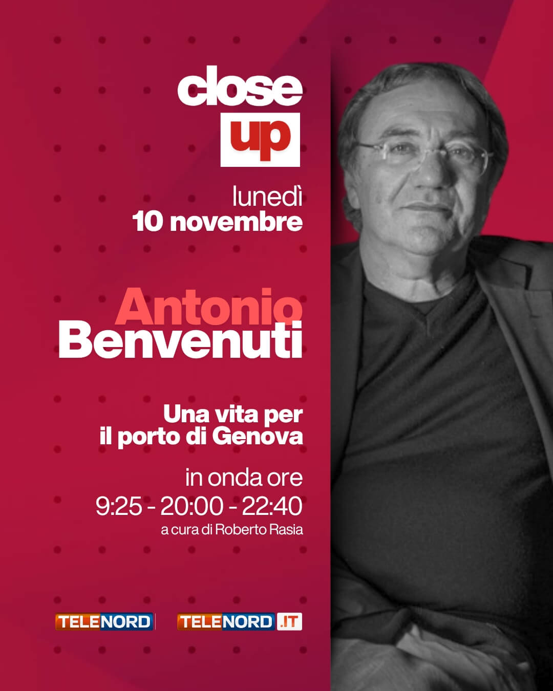 Close UP - Antonio Benvenuti