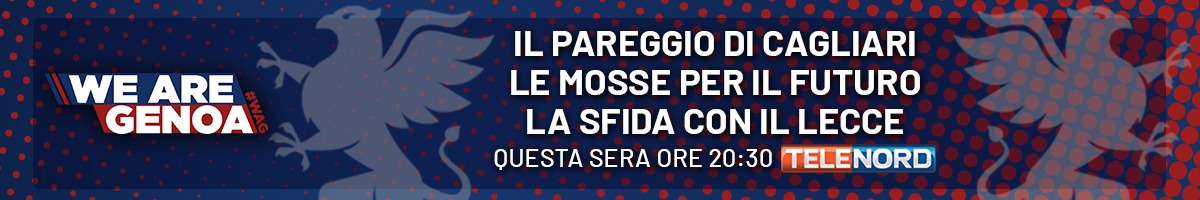 We Are Genoa - Martedì