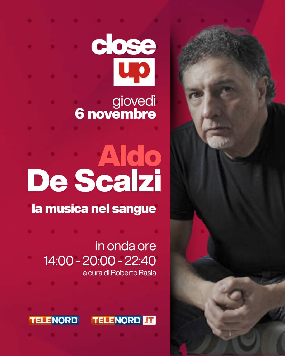 Close UP - Aldo De Scalzi