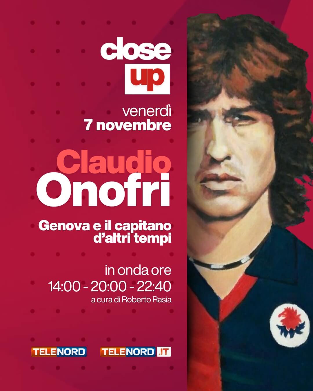 Close UP - Claudio Onofri