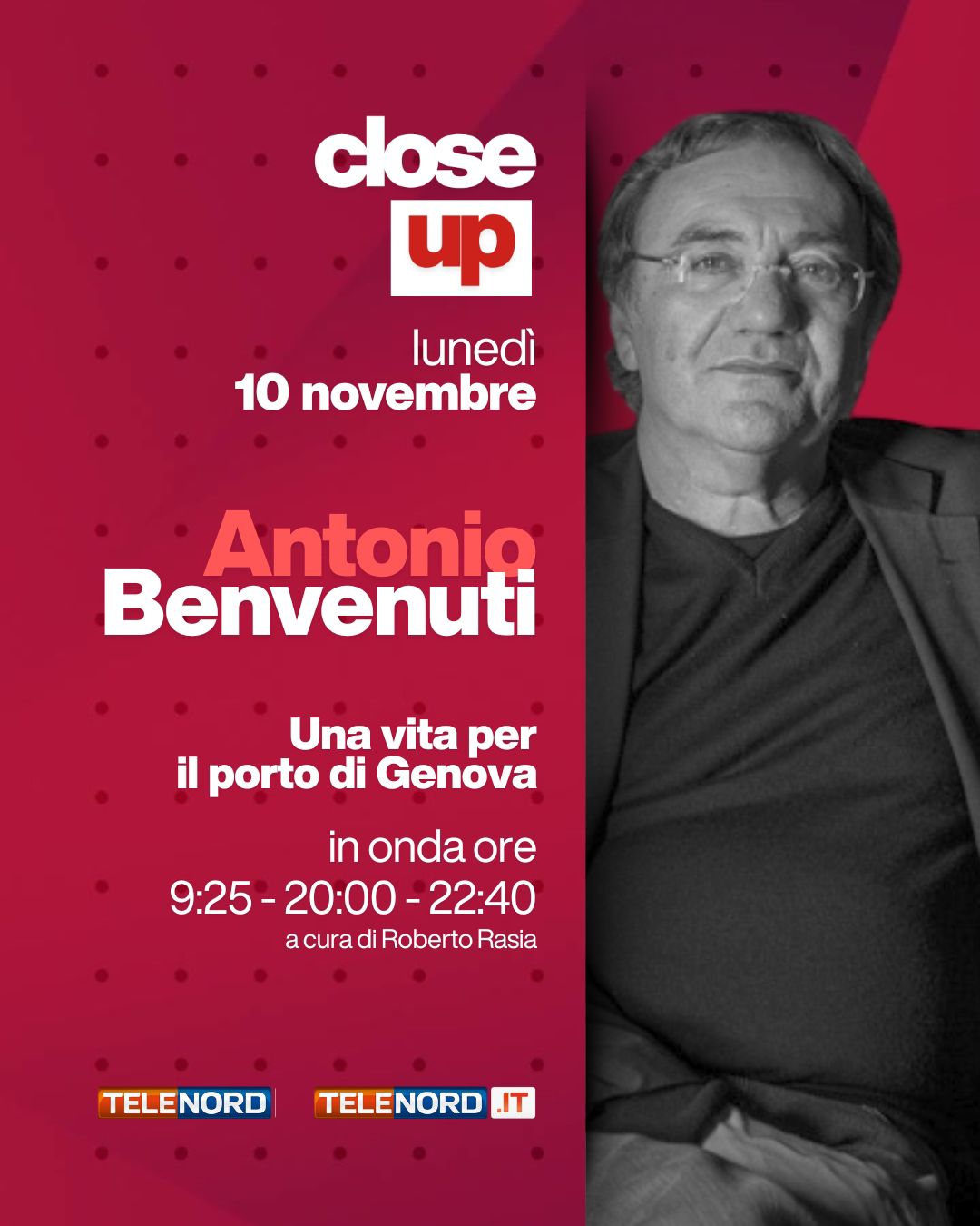 Close UP - Antonio Benvenuti