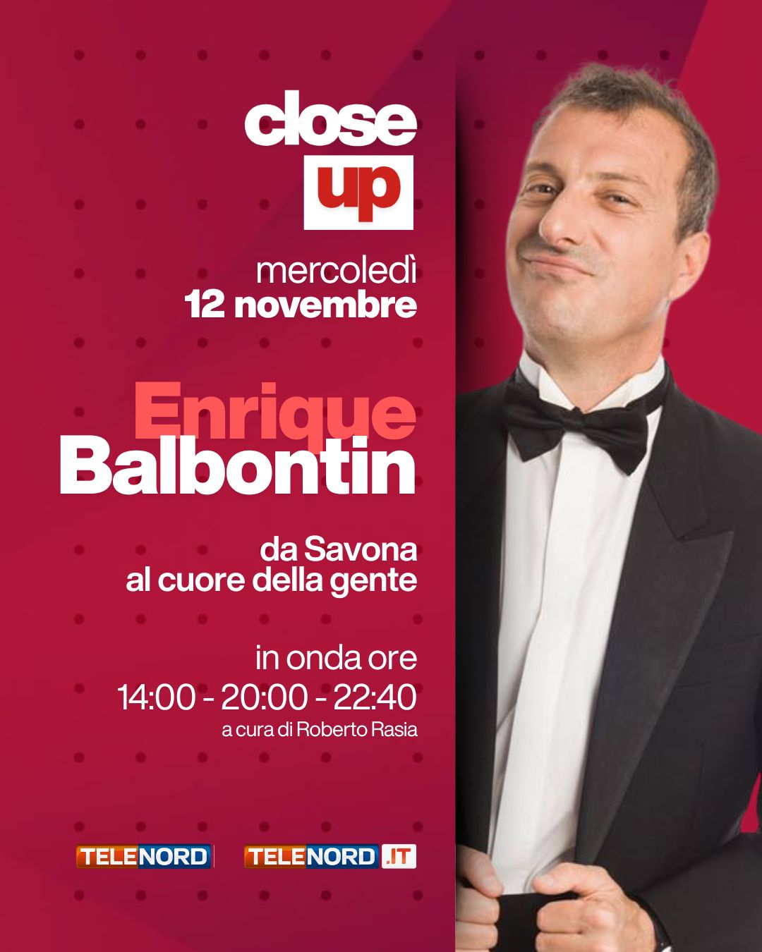 Close UP - Enrique Balbontin