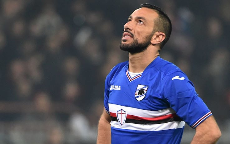 Sampdoria: Quagliarella convocato per Torino, Colley resta a casa