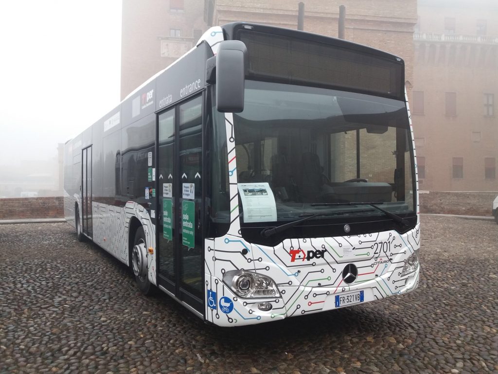 Ferrara, nove bus ibridi nuovi e telecamere a bordo