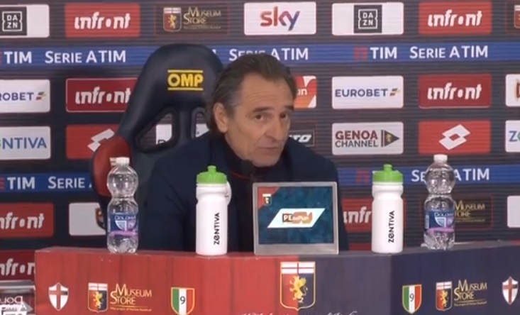 Genoa, Prandelli: "Dobbiamo avere una sana paura e lottare per la salvezza"