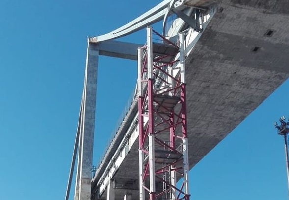 Si allungano (come prevedibile) i tempi della demolizione del ponte Morandi