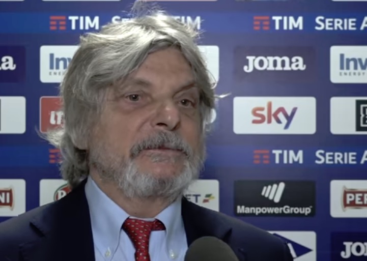 Sampdoria, Ferrero: "Gasperini ha sbagliato. Garrone? Non volevo offendere..."